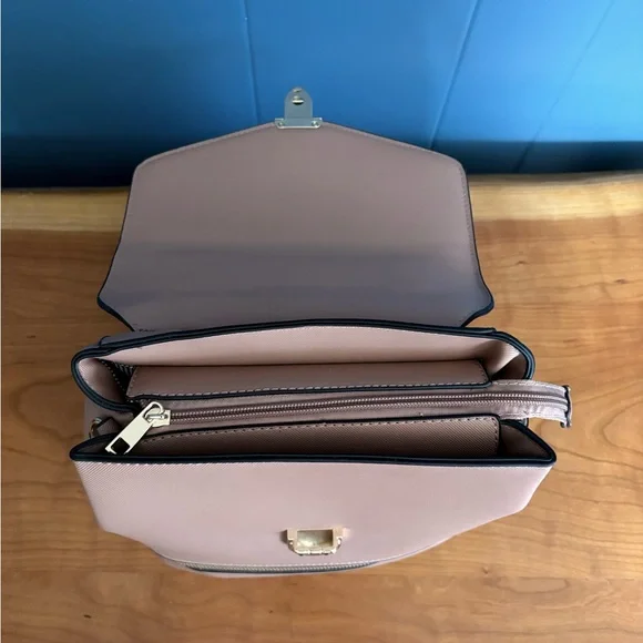 Women’s Pink Top-Handle Backpack & Wallet Set - Picture 3 of 7